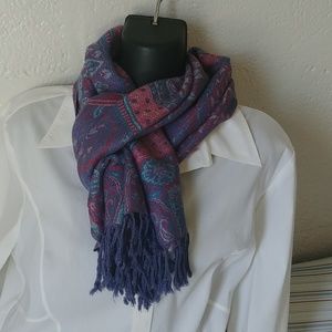 Printed cashmere scarf